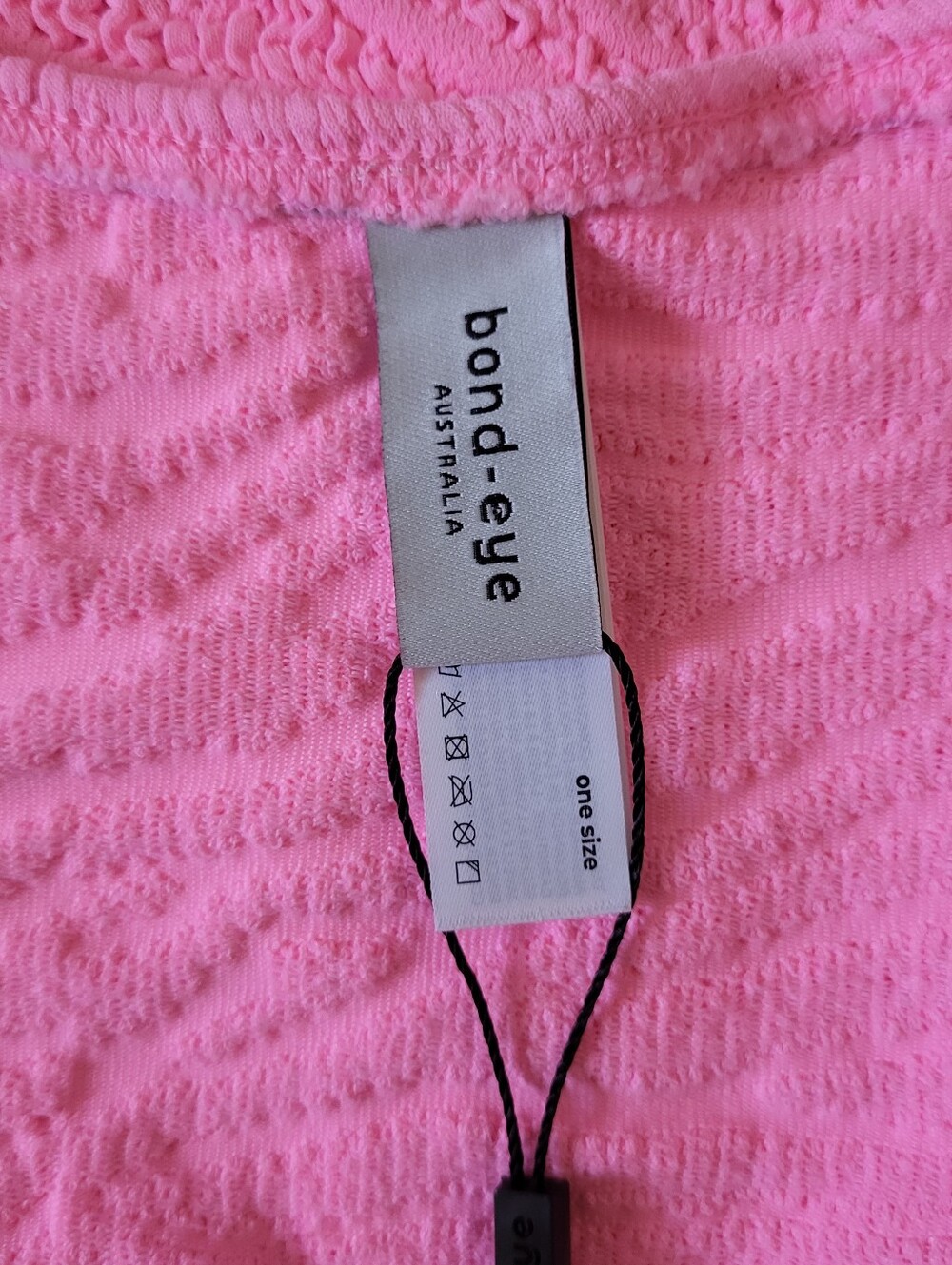 NWOT Bond-Eye Fane One Piece Swimsuit in Pink Tiger - Picture 3 of 8